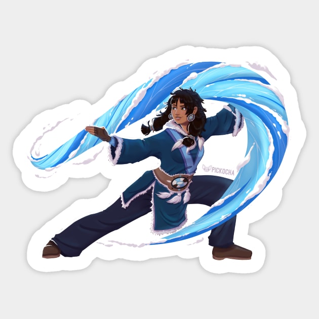 Piper Mclean Waterbender Sticker by Pickocha